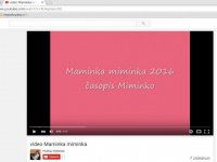 Maminka Miminka má pro vás první video