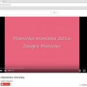 Maminka Miminka má pro vás první video